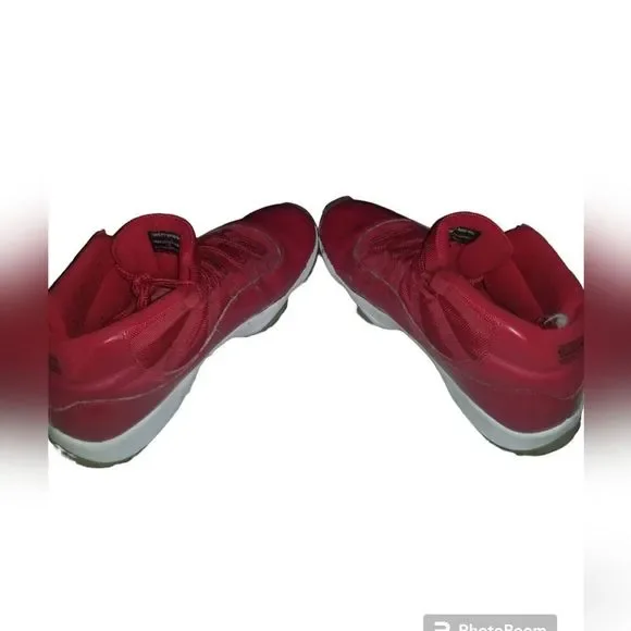 Air Jordan 11 Basketball Shoe Gym Red,Black,white Size 10 - Picture 3 of 11